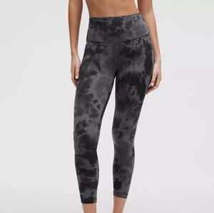 lululemon Align High-Rise Pant 25, Women's 6, Diamond Dye Pitch Grey Graphite